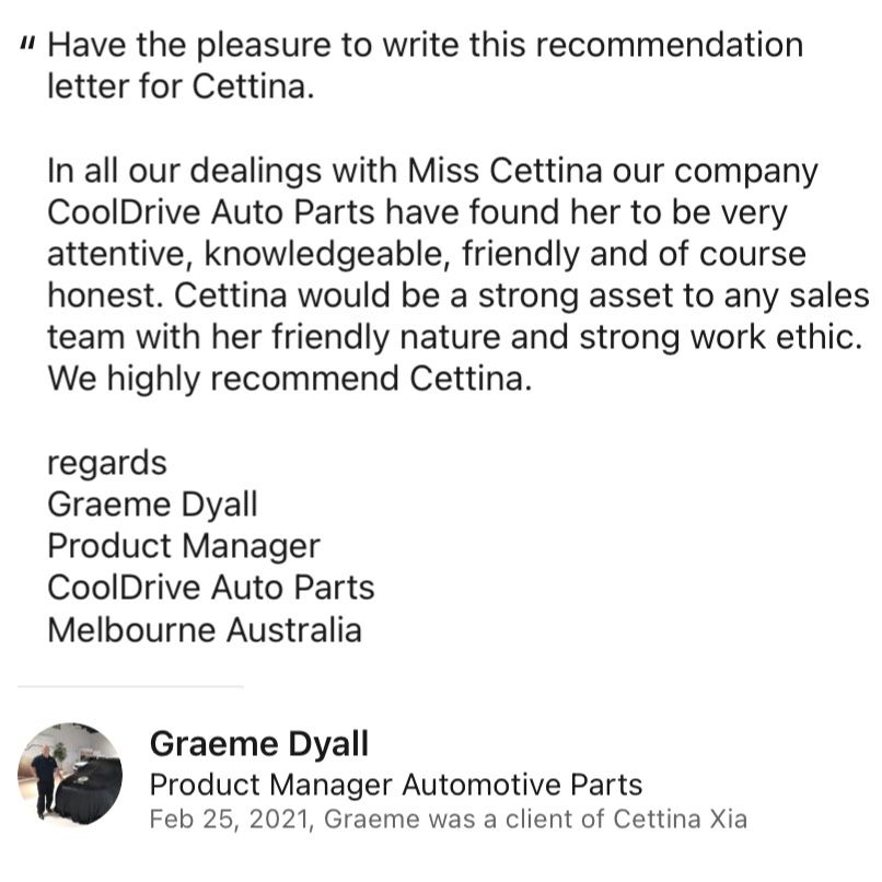 gdxauto australian client feedback